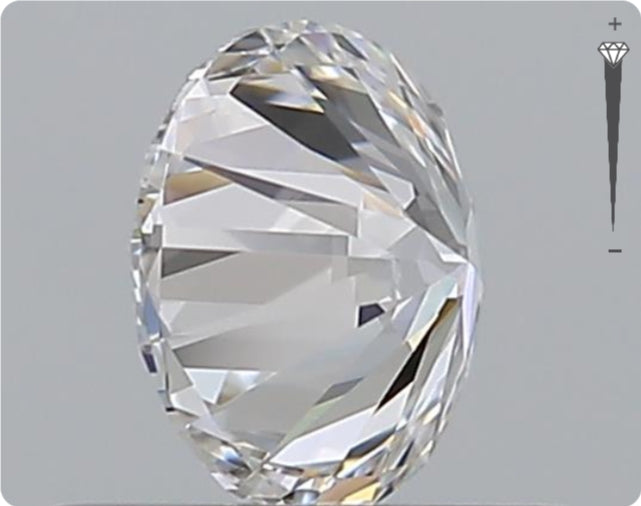 Natural 0.59ct GIA Diamond | D Color | VVS1 Clarity | Round Brilliant | EX EX EX #D10446
