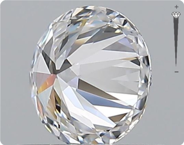 Natural 0.59ct GIA Diamond | D Color | VVS1 Clarity | Round Brilliant | EX EX EX #D10446