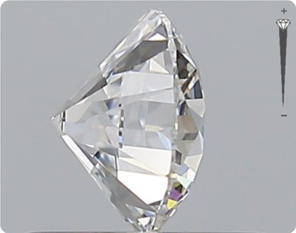 Natural 0.59ct GIA Diamond | D Color | VVS1 Clarity | Round Brilliant | EX EX EX #D10446