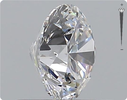 Natural 0.59ct GIA Diamond | D Color | VVS1 Clarity | Round Brilliant | EX EX EX #D10446