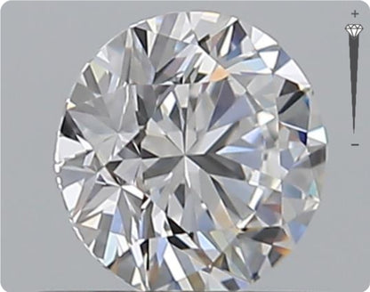 Natural 0.59ct GIA Diamond | D Color | VVS1 Clarity | Round Brilliant | EX EX EX #D10446