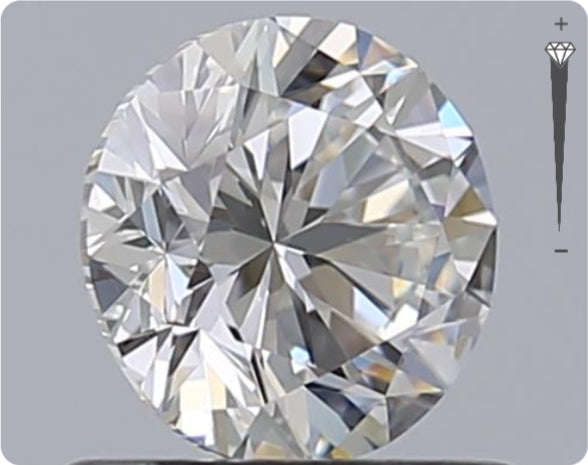 Natural 0.70ct GIA Diamond | Color F | Clarity VVS1 | Round Cut | VG EX VG #D10448