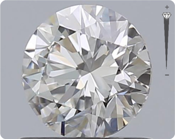 Natural 0.70ct GIA Diamond | Color F | Clarity VVS1 | Round Cut | VG EX VG #D10448