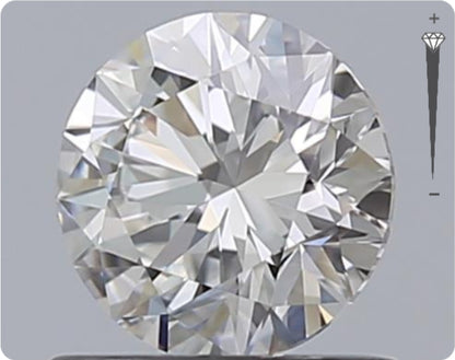 Natural 0.70ct GIA Diamond | Color F | Clarity VVS1 | Round Cut | VG EX VG #D10448