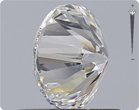Natural 0.70ct GIA Diamond | Color F | Clarity VVS1 | Round Cut | VG EX VG #D10448
