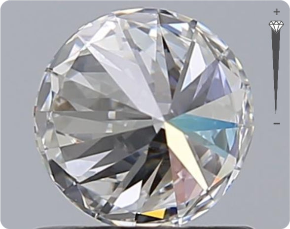 Natural 0.70ct GIA Diamond | Color F | Clarity VVS1 | Round Cut | VG EX VG #D10448