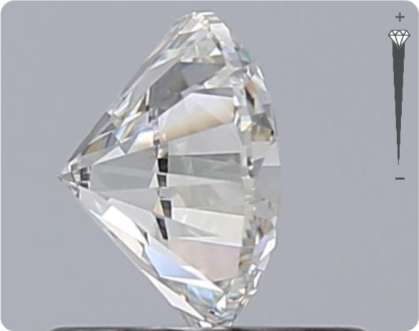 Natural 0.70ct GIA Diamond | Color F | Clarity VVS1 | Round Cut | VG EX VG #D10448