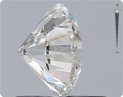 Natural 0.70ct GIA Diamond | Color F | Clarity VVS1 | Round Cut | VG EX VG #D10448