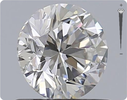 Natural 0.70ct GIA Diamond | Color F | Clarity VVS1 | Round Cut | VG EX VG #D10448