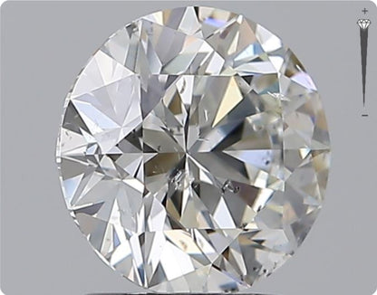 Diamant naturel de 1.51ct GIA | Couleur H | Pureté SI2 | Taille ronde | EX EX EX #D10449
