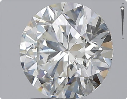 Diamant naturel de 1.51ct GIA | Couleur H | Pureté SI2 | Taille ronde | EX EX EX #D10449