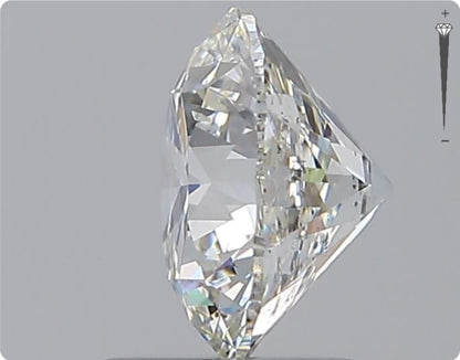 Diamant naturel de 1.51ct GIA | Couleur H | Pureté SI2 | Taille ronde | EX EX EX #D10449