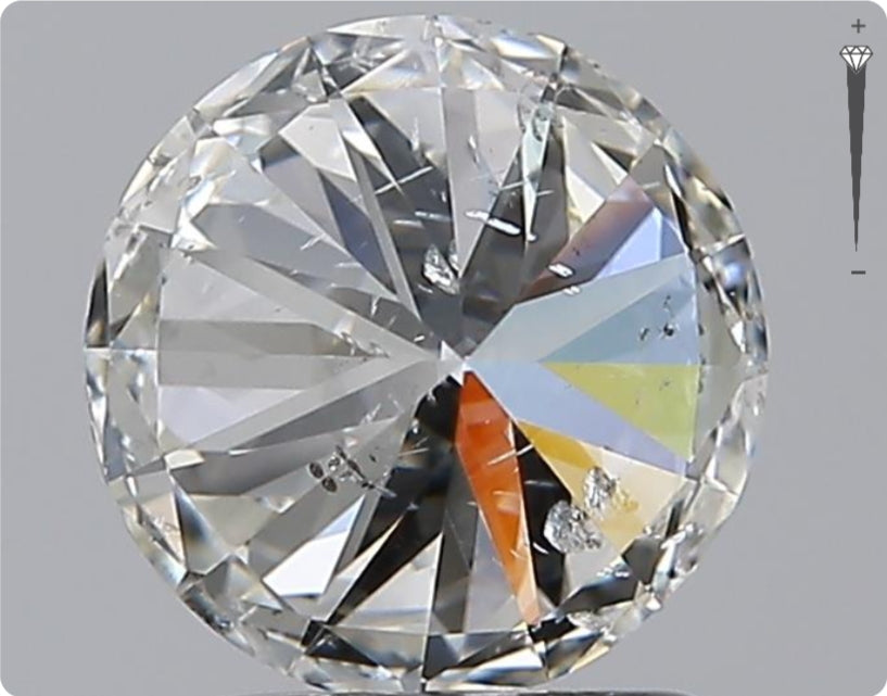 Diamant naturel de 1.51ct GIA | Couleur H | Pureté SI2 | Taille ronde | EX EX EX #D10449