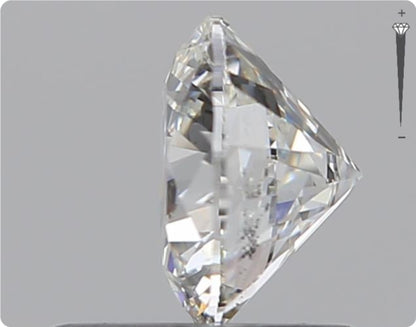 Natürlicher 0.71ct GIA Diamant | Farbe H | Reinheit SI2 | Rundschliff | VG EX VG #D10453