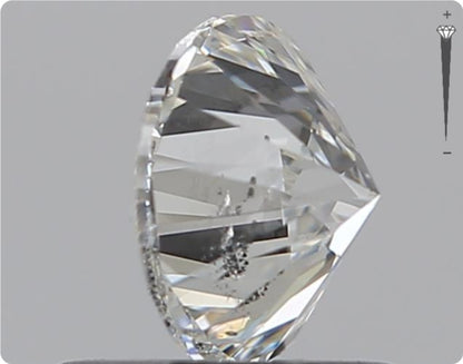 Natürlicher 0.71ct GIA Diamant | Farbe H | Reinheit SI2 | Rundschliff | VG EX VG #D10453