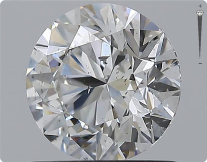 Natürlicher 1.00ct GIA Diamant | Farbe G | Reinheit SI2 | Rundschliff | EX EX EX #D10454