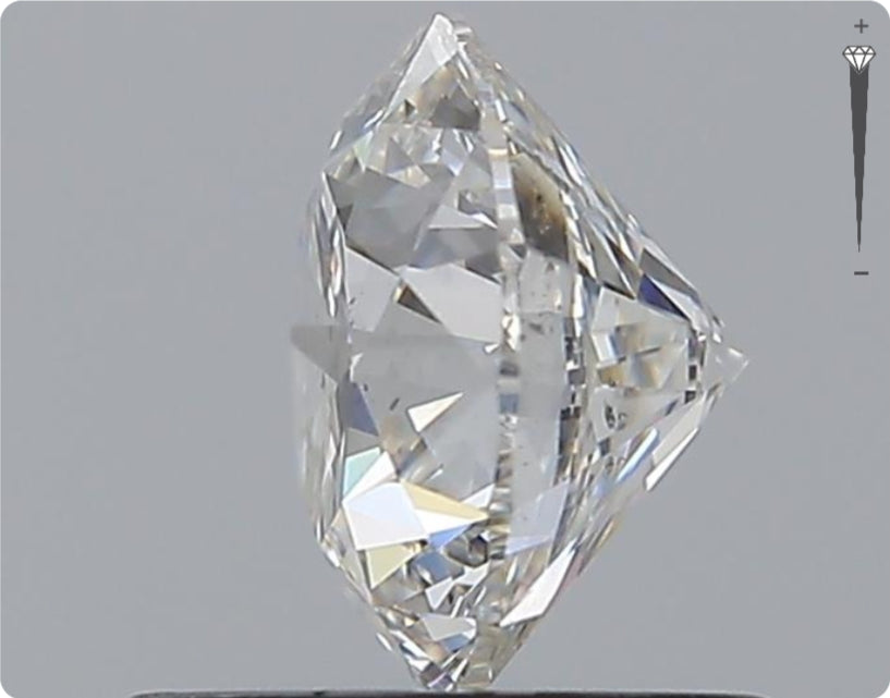 Natürlicher 1.00ct GIA Diamant | Farbe G | Reinheit SI2 | Rundschliff | EX EX EX #D10454