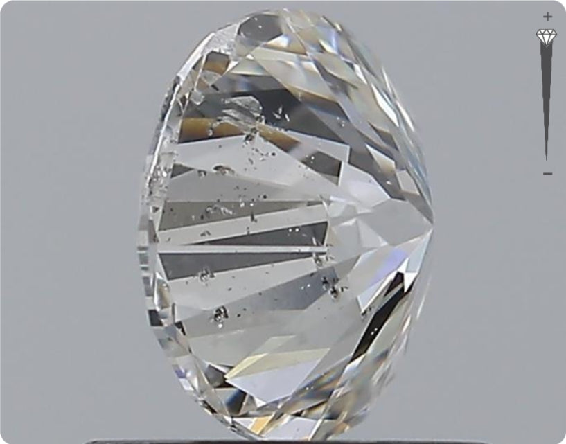 Natürlicher 1.00ct GIA Diamant | Farbe G | Reinheit SI2 | Rundschliff | EX EX EX #D10454