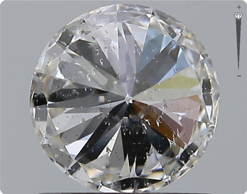 Natürlicher 1.00ct GIA Diamant | Farbe G | Reinheit SI2 | Rundschliff | EX EX EX #D10454