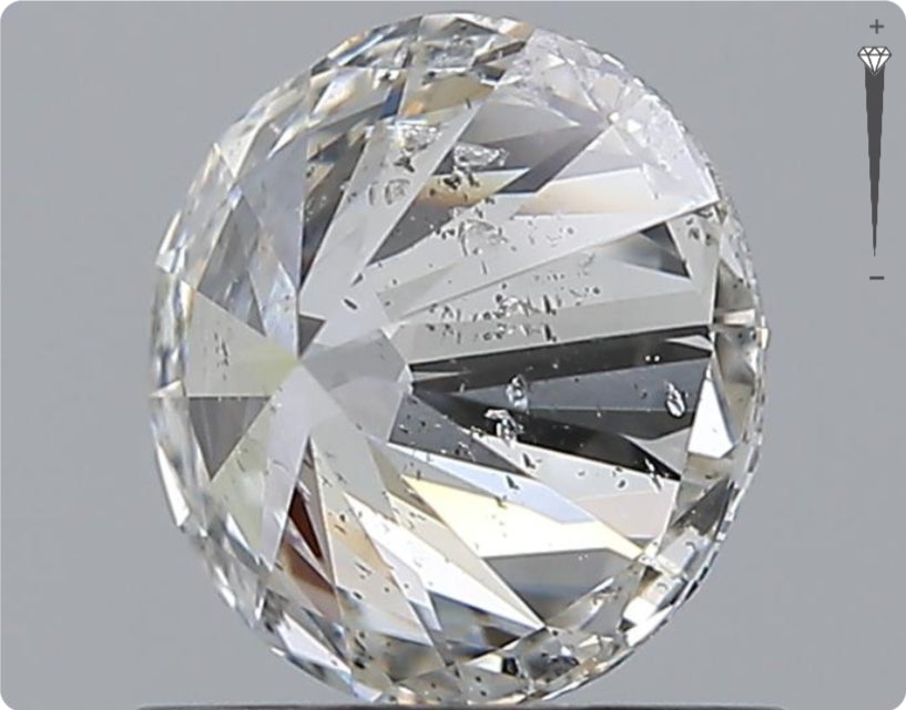 Natürlicher 1.00ct GIA Diamant | Farbe G | Reinheit SI2 | Rundschliff | EX EX EX #D10454