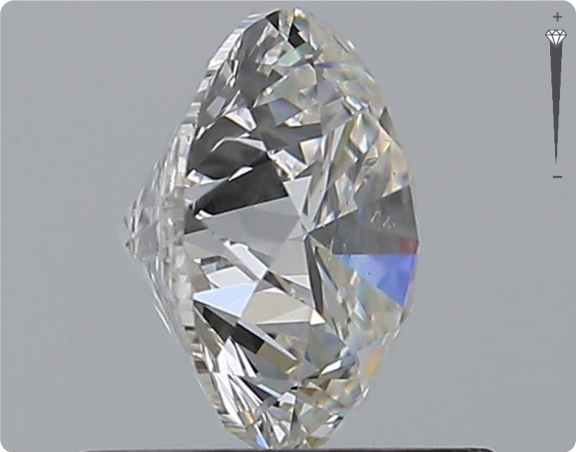 Natürlicher 1.00ct GIA Diamant | Farbe G | Reinheit SI2 | Rundschliff | EX EX EX #D10454