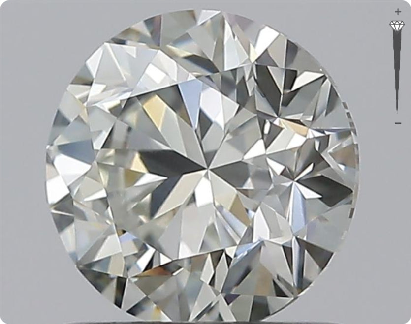 Natürlicher 0.90ct GIA Diamant | Farbe G | Reinheit VS2 | Rundschliff | VG EX VG #D10456