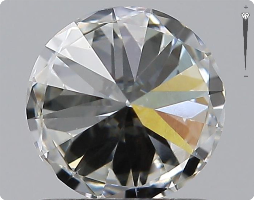 Natürlicher 0.90ct GIA Diamant | Farbe G | Reinheit VS2 | Rundschliff | VG EX VG #D10456
