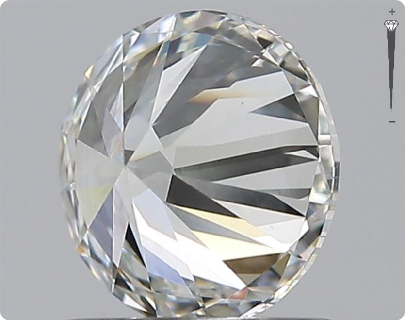 Natürlicher 0.90ct GIA Diamant | Farbe G | Reinheit VS2 | Rundschliff | VG EX VG #D10456
