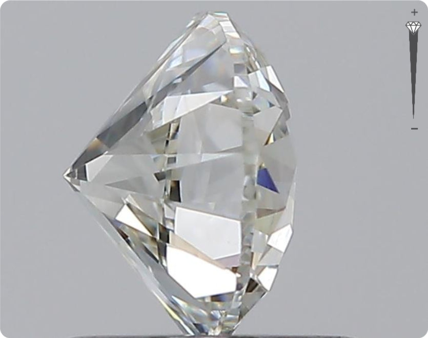 Natürlicher 0.90ct GIA Diamant | Farbe G | Reinheit VS2 | Rundschliff | VG EX VG #D10456