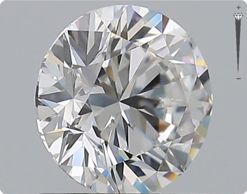 Natürlicher 1.01ct GIA Diamant | Farbe D | Reinheit SI1 | Rundschliff | EX EX EX #D10457