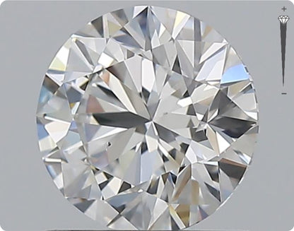 Natürlicher 1.01ct GIA Diamant | Farbe D | Reinheit SI1 | Rundschliff | EX EX EX #D10457