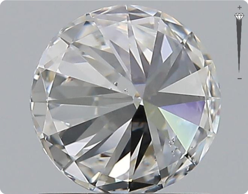 Natürlicher 1.01ct GIA Diamant | Farbe D | Reinheit SI1 | Rundschliff | EX EX EX #D10457