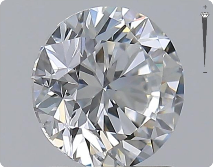 Natürlicher 1.50ct GIA Diamant | Farbe E | Reinheit VS1 | Rundschliff | VG EX EX #D10458