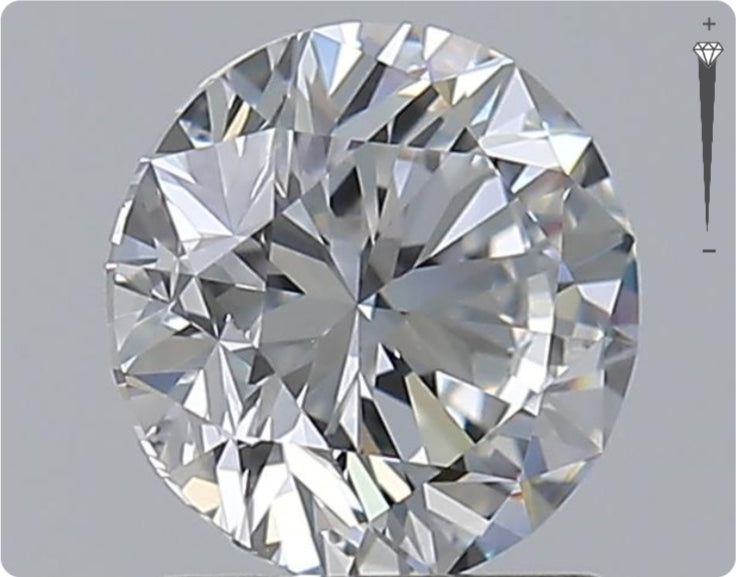 Natürlicher 1.50ct GIA Diamant | Farbe E | Reinheit VS1 | Rundschliff | VG EX EX #D10458