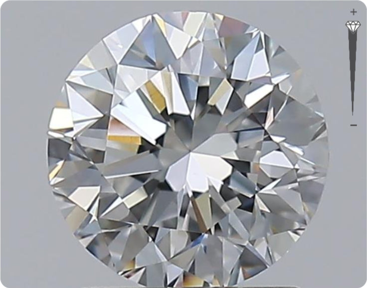 Natürlicher 1.50ct GIA Diamant | Farbe E | Reinheit VS1 | Rundschliff | VG EX EX #D10458