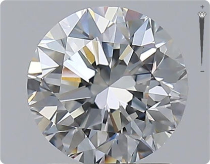 Natürlicher 1.50ct GIA Diamant | Farbe E | Reinheit VS1 | Rundschliff | VG EX EX #D10458