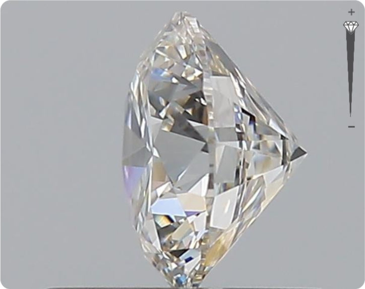 Natürlicher 0.75ct GIA Diamant | Farbe G | Reinheit VVS2 | Rundschliff | EX EX EX #D10459