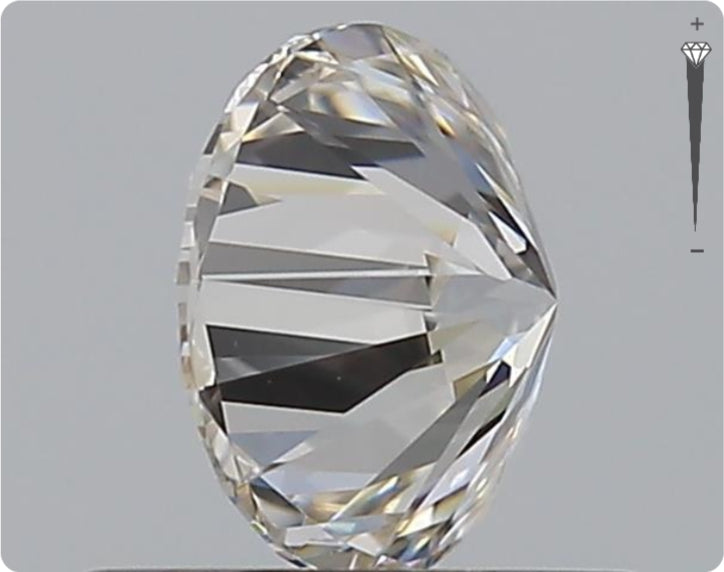 Natürlicher 0.75ct GIA Diamant | Farbe G | Reinheit VVS2 | Rundschliff | EX EX EX #D10459