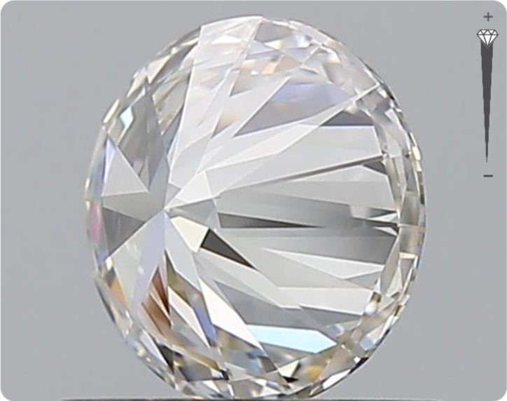 Natürlicher 0.75ct GIA Diamant | Farbe G | Reinheit VVS2 | Rundschliff | EX EX EX #D10459