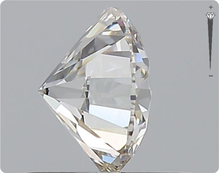 Natürlicher 0.75ct GIA Diamant | Farbe G | Reinheit VVS2 | Rundschliff | EX EX EX #D10459