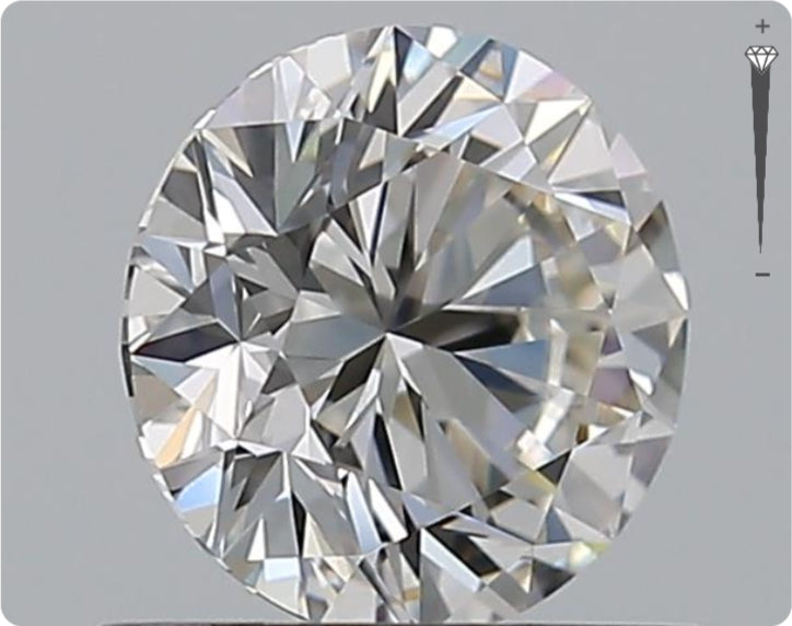 Natürlicher 0.75ct GIA Diamant | Farbe G | Reinheit VVS2 | Rundschliff | EX EX EX #D10459