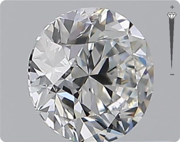 Natürlicher 0.50ct GIA Diamant | Farbe E | Reinheit VS1 | Rundschliff | VG EX VG #D10460