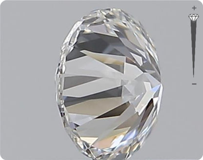 Natürlicher 0.50ct GIA Diamant | Farbe E | Reinheit VS1 | Rundschliff | VG EX VG #D10460