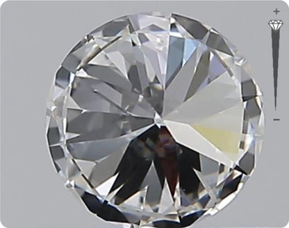 Natürlicher 0.50ct GIA Diamant | Farbe E | Reinheit VS1 | Rundschliff | VG EX VG #D10460