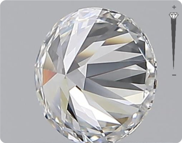 Natürlicher 0.50ct GIA Diamant | Farbe E | Reinheit VS1 | Rundschliff | VG EX VG #D10460