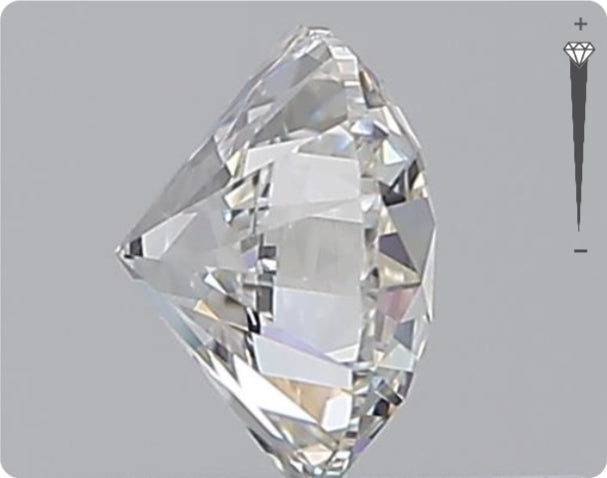 Natürlicher 0.50ct GIA Diamant | Farbe E | Reinheit VS1 | Rundschliff | VG EX VG #D10460
