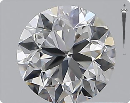 Natürlicher 0.50ct GIA Diamant | Farbe E | Reinheit VS1 | Rundschliff | VG EX VG #D10460