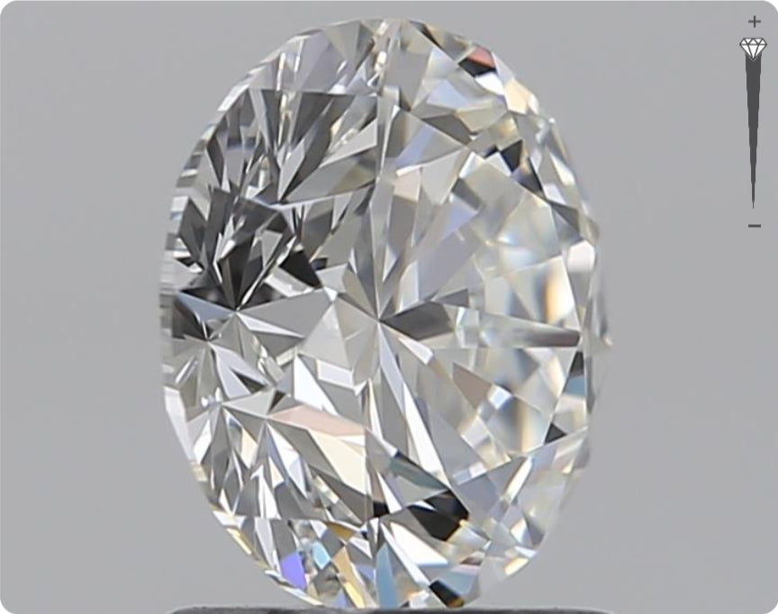 Natürlicher 1.51ct GIA Diamant | Farbe H | Reinheit VVS1 | Rundschliff | EX EX EX #D10461