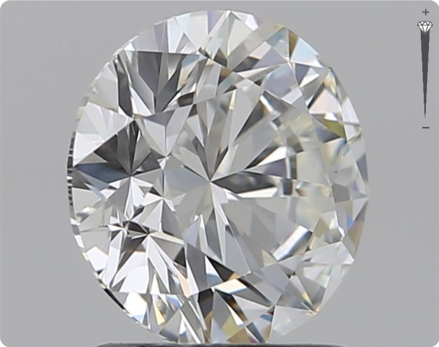 Natürlicher 1.51ct GIA Diamant | Farbe H | Reinheit VVS1 | Rundschliff | EX EX EX #D10461