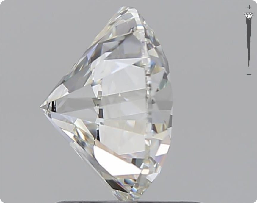 Natürlicher 1.51ct GIA Diamant | Farbe H | Reinheit VVS1 | Rundschliff | EX EX EX #D10461